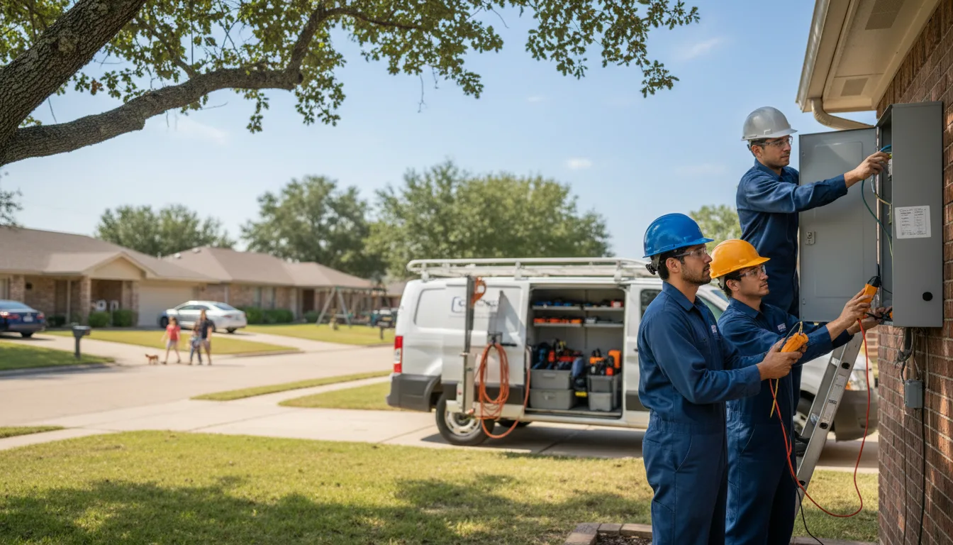 Certified electrician providing emergency electrical services in Longville, MN